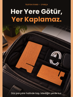 Ahşap Telefon Tutucu