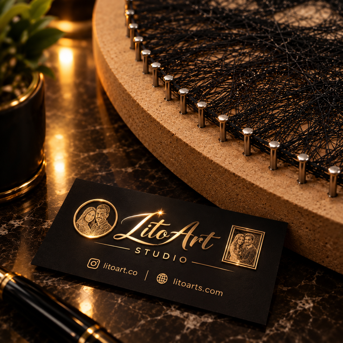 LitoArt-Kişiye Özel İplik Portre